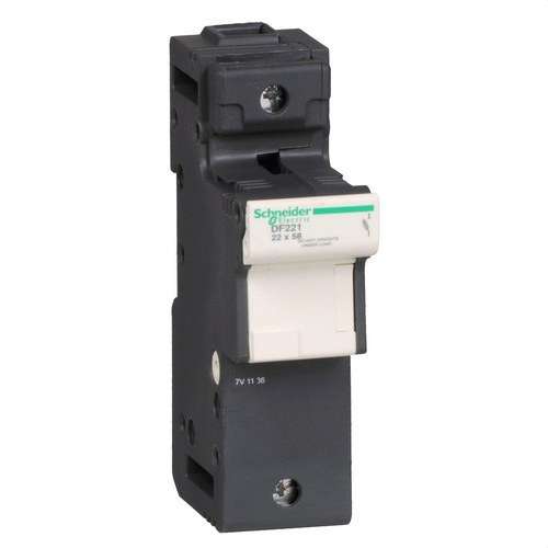Sikringsholder uden indikator 1P 125A sikring 22X58 med reference DF221 fra mærket SCHNEIDER ELECTRIC