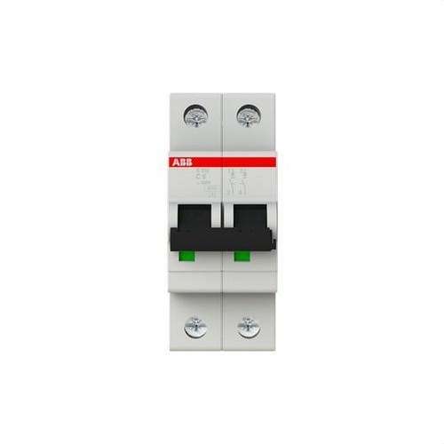 Magnetotermisk S202-C6 2P 6A C 10kA med reference 2CDS252001R0064 fra mærket ABB