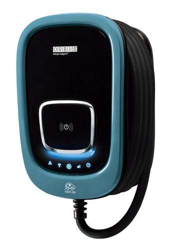 Enkeltfaset elbiloplader med WiFi VIARIS UNI 7,4kW Type 2 med reference OB94U220HA1 fra mærket ORBIS