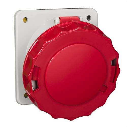 Indbygget skrå sokkel 63A 3P+TT 380-415V IP67 med reference 81282 fra mærket SCHNEIDER ELECTRIC