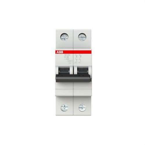 Magnetotermisk afbryder SH202-C32 2P 32A Kurve C med reference 2CDS212001R0324 fra mærket ABB