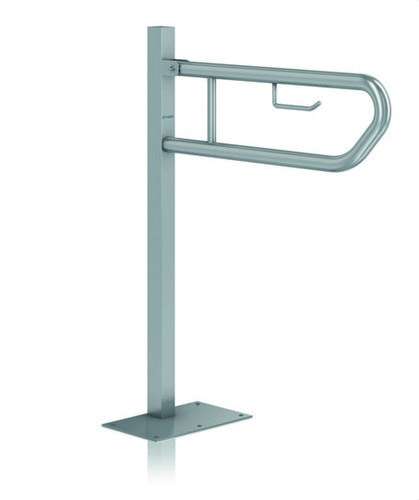 Nedfældelig støttebar 800mm søjle i satin rustfrit stål med reference GW11 09 04 01 fra mærket GENWEC