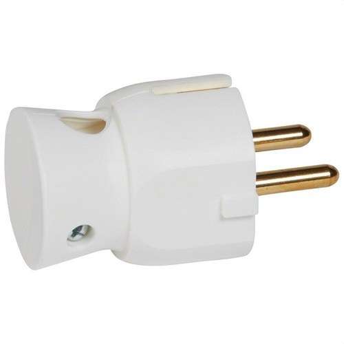 Stikprop 2P+T S/LATERAL HVID med reference 050316 fra mærket LEGRAND