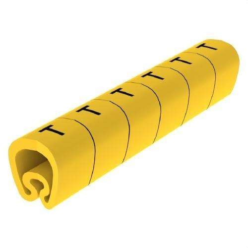 Forhåndsskårne gule markører Ø18 PVC plastbelagt med reference 1813-T fra mærket UNEX