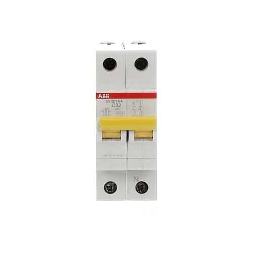 Magnetotermisk afbryder SV201-C32NA 1P+N 32A Kurve C 6kA med reference 2CDS211166R0324 fra mærket ABB