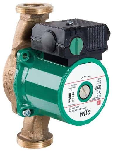Cirkulationspumpe Wilo Star-Z 25/2 EM 180 mm 230V PN10 med reference 4029062 fra mærket WILO