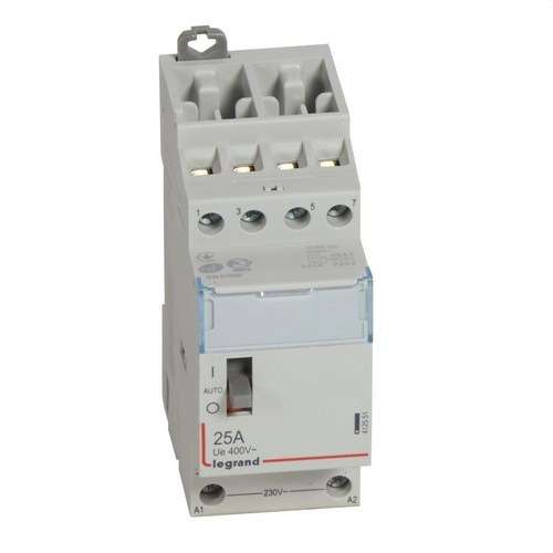 Kontaktor 25A 4NO 230V med reference 412551 fra mærket LEGRAND