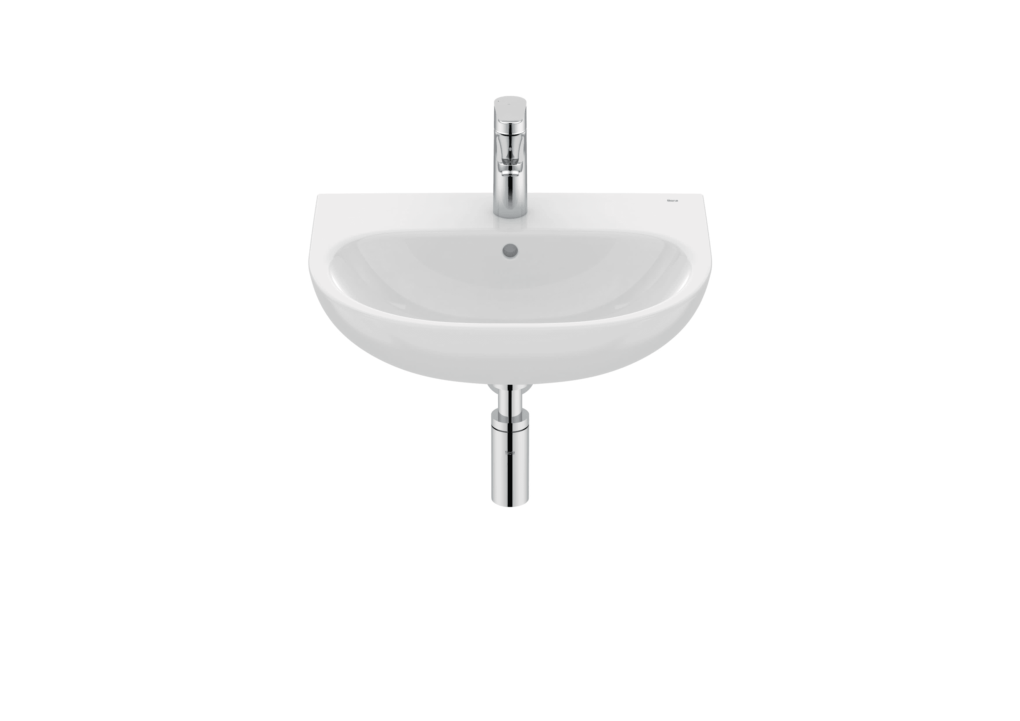Porcelænsvæghåndvask med beslag Roca Victoria 520x425mm med reference A325V03000 fra mærket ROCA