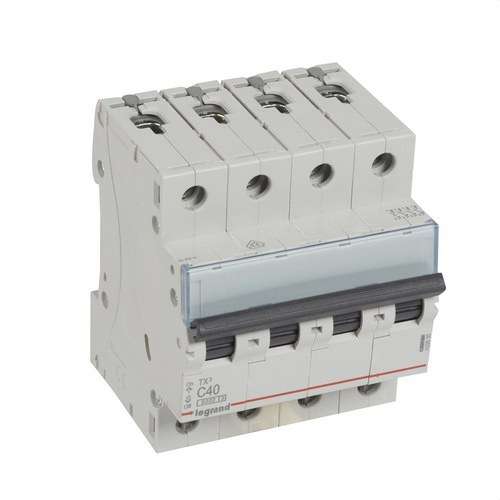 Magnetotermisk TX3 4P 40A Kurve C Kurve C 6kA med reference 403630 fra mærket LEGRAND