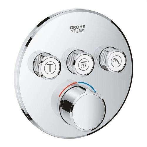 Indbygget blandingsbatteri med 3 greb SmartControl krom med reference 29146000 fra mærket GROHE