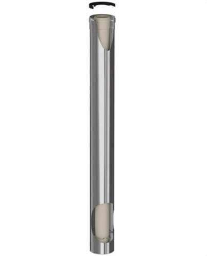 Coaxial skorstenrør han-hun diameter 125/200mm af 1000mm polypropylen/rustfrit stål med reference 125200-1000MH45 fra mærket FIG