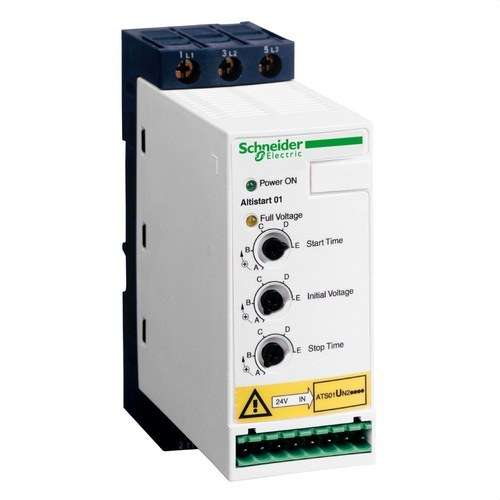Blødstarter til asynkronmotorer ATS01 12A 5,5 kW Alistart 01 med reference ATS01N212QN fra mærket SCHNEIDER ELECTRIC
