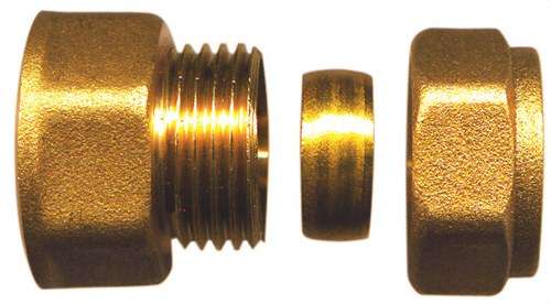 Messing lige hun kobling 1/2"x12mm med reference TAP00223 fra mærket ATUSA