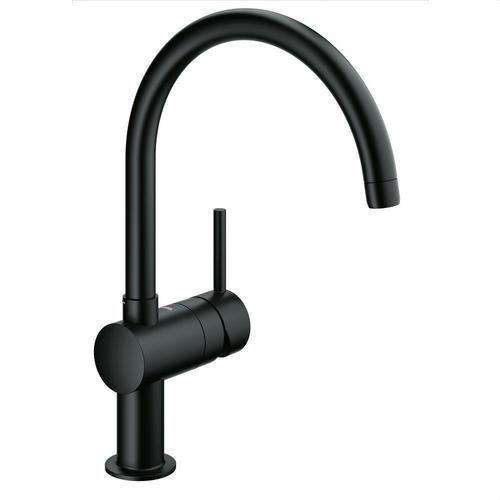 Køkkenarmatur med én greb 1/2" Minta sort med reference 32917KS0 fra mærket GROHE