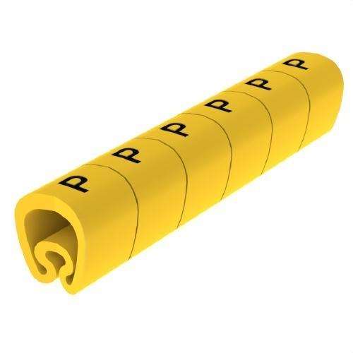 Forudskårne gule markører Ø5 PVC plastificerede med reference 1811-P fra mærket UNEX