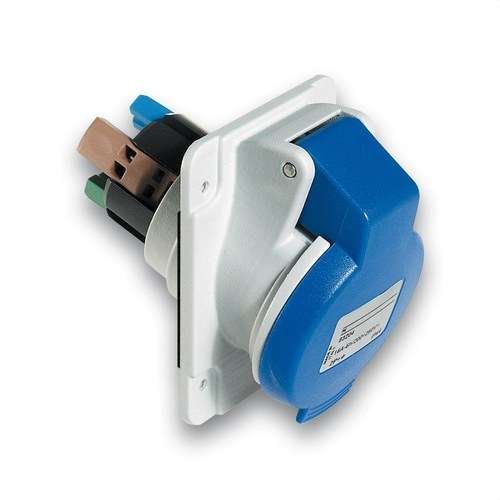 Indbygningsstik 32A 2P+TT 200-250V IP44 med reference PKY32F423 fra mærket SCHNEIDER ELECTRIC