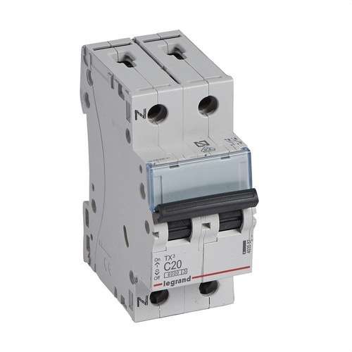Magnetotermisk TX3 P+N 20A Kurve C Kurve C 6kA med reference 403587 fra mærket LEGRAND