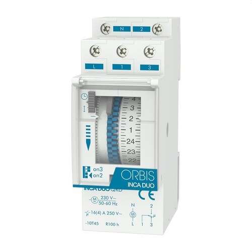 Analog timer switch Obris INCA DUO QRD 230 V med reference OB330232 fra mærket ORBIS