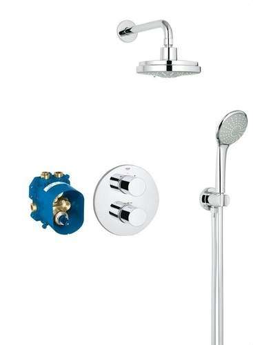 Perfect Shower Set Grohtherm 3000 Cosmopolitan bruseræt krom med reference 34399000 fra mærket GROHE