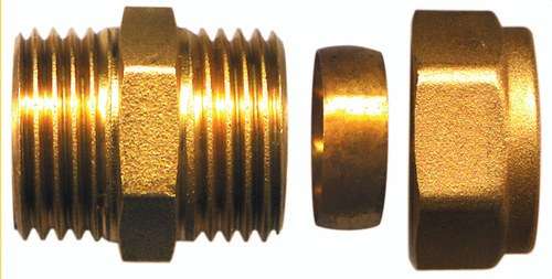 Lige hanekobling i messing 3/8"x12mm med reference TAP00022 fra mærket ATUSA