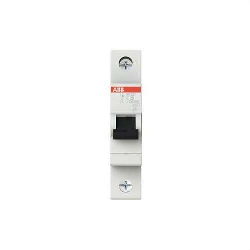 Magnetotermisk afbryder SH201-C20 1P 20A Kurve C 6kA med reference 2CDS211001R0204 fra mærket ABB