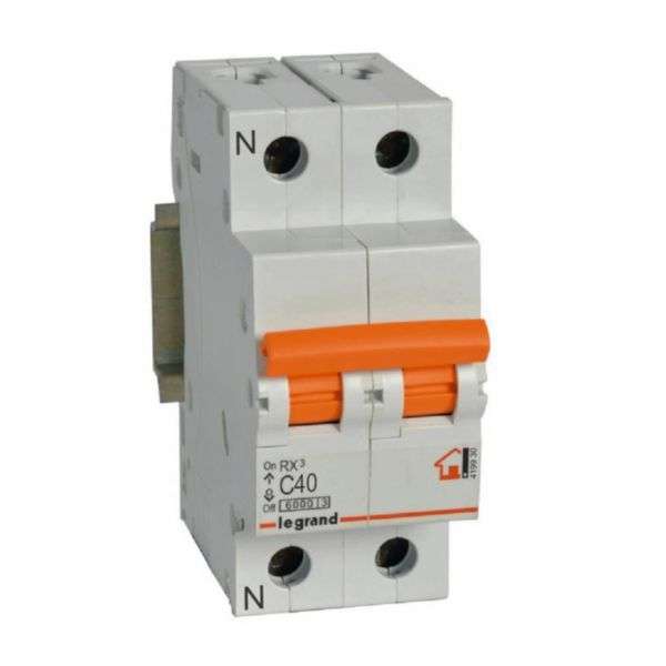 Magnetafbryder RX³ - 1P+N - 230V~ - 40A - kurve C med reference 419930 fra mærket LEGRAND
