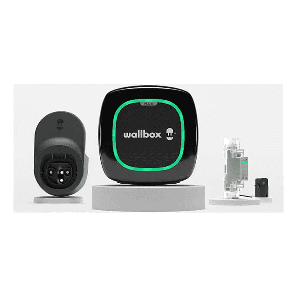 Sæt til opladning af elbil enfaset 7,4 kW + energimåler + Dock-kabel + 5 meter slange Type 2 Wallbox Pulsar Max med reference K1PLP4-0-2-2-9-002 fra mærket WALLBOX