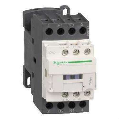 Kontaktor 25A 1 NO/1 NC 48V 50-60HZ 2P med reference LC1D128E7 fra mærket SCHNEIDER ELECTRIC