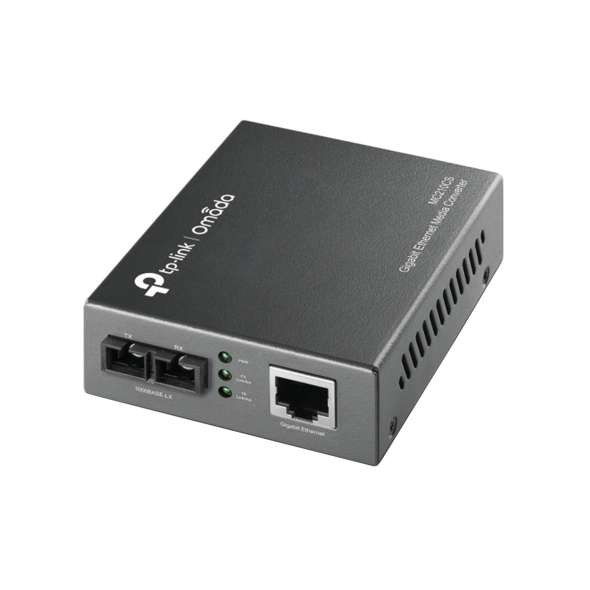 Gigabit enkeltmodus mediekonverter med reference MC210CS fra mærket TP-LINK