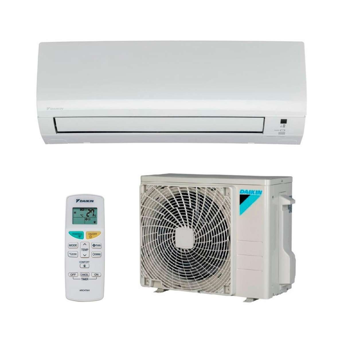 Daikin Sensira TXF35F klimaanlæg med wifi 3,5 kW 12000 BTU med reference TXF35F fra mærket DAIKIN