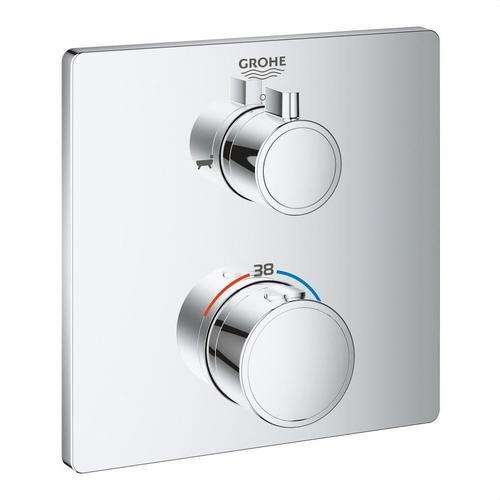 Termostat til badekar og bruser Grohtherm krom med reference 24080000 fra mærket GROHE