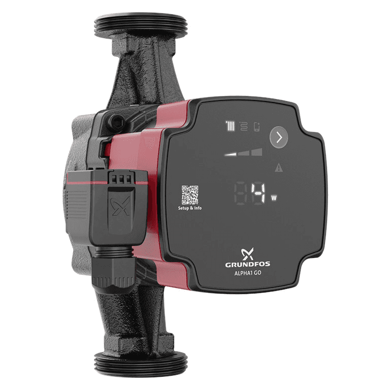 Grundfos ALPHA1 GO 25-40 180 cirkulationspumpe med reference 93074185 fra mærket GRUNDFOS