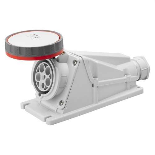 Fast underlagsbase i 90º. IP67 3P+N+T 63A 400V med reference GW63527 fra mærket GEWISS