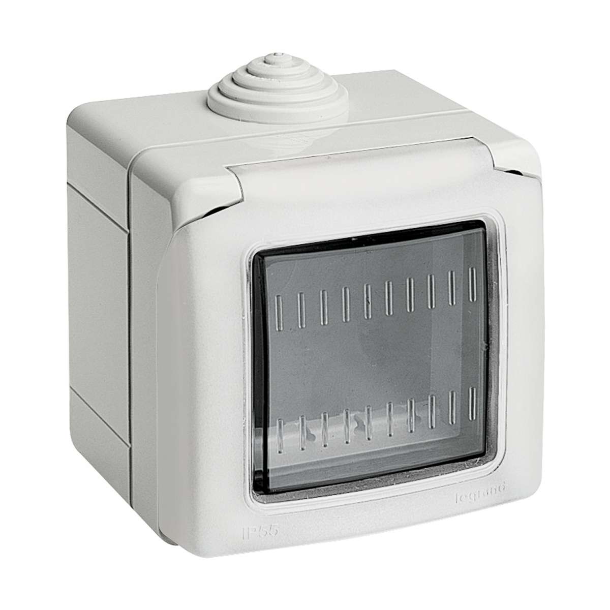 Idrobox-kasse med IP55 i grå, 2 moduler - Til Classia og Light Now med reference 27502 fra mærket BTICINO