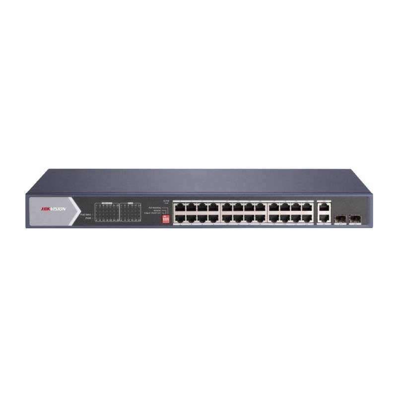 Hikvision Gigabit PoE Switch med 24 porte DS-3E0528HP-E med reference DS-3E0528HP-E fra mærket HIKVISION