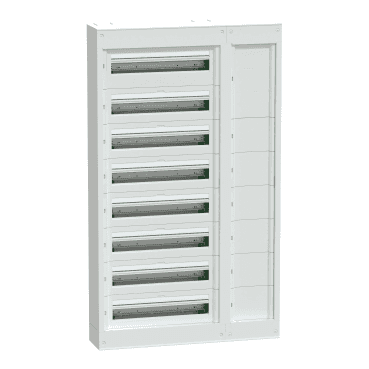 PrismaSeT S overfladefordelingsboks 8 rækker 24 moduler med gangareal med reference LVSSD824 fra mærket SCHNEIDER ELECTRIC