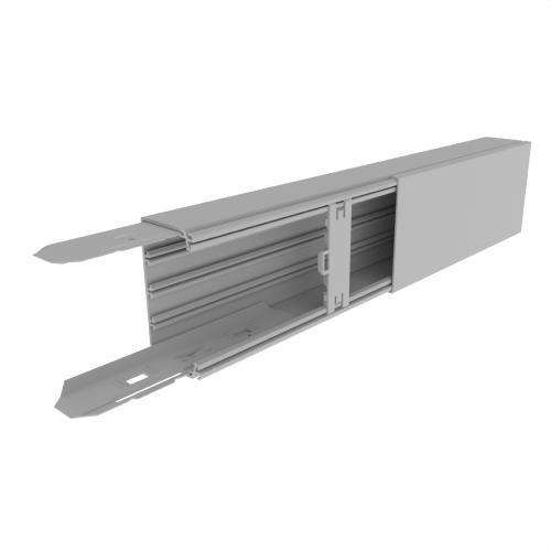 Grå kabelkanal U23X 60x110mm med reference 73083-04 fra mærket UNEX