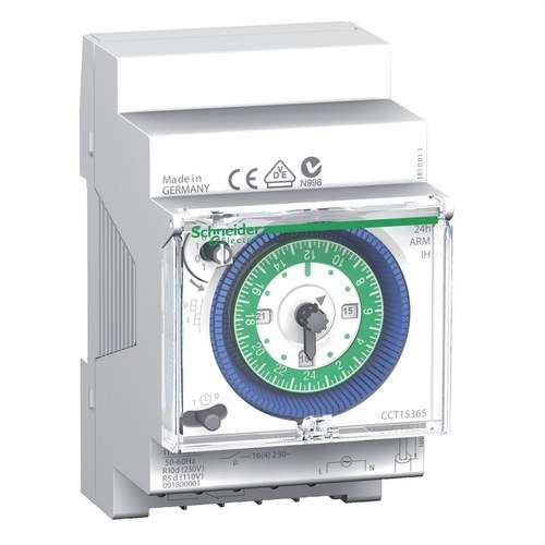 Analog tidsur IH 24H med 3 moduler 150H 1C-16A med reference CCT15365 fra mærket SCHNEIDER ELECTRIC