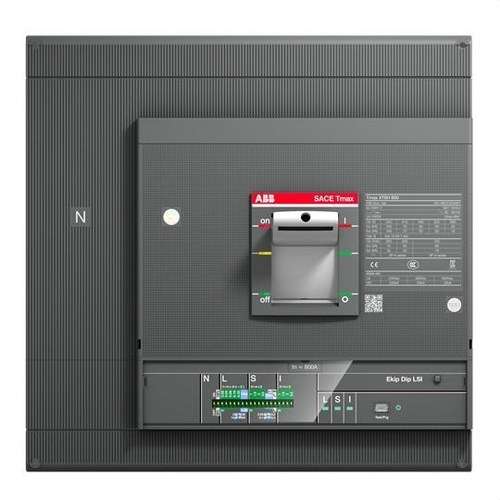 Afbryder støbt kasse XT6N 800 Ekip Dip LS/I In=800 4p F F med reference 1SDA100732R1 fra mærket ABB