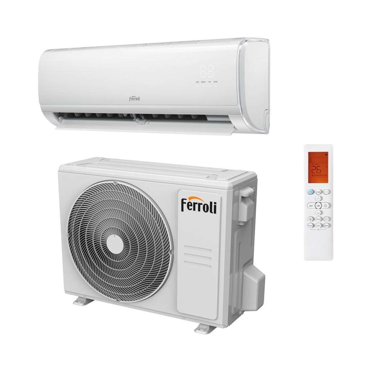 Air Conditioner with WiFi Ferroli Giada S 12 3.5 kW 12000 BTU with reference 4B3970129 from the brand FERROLI