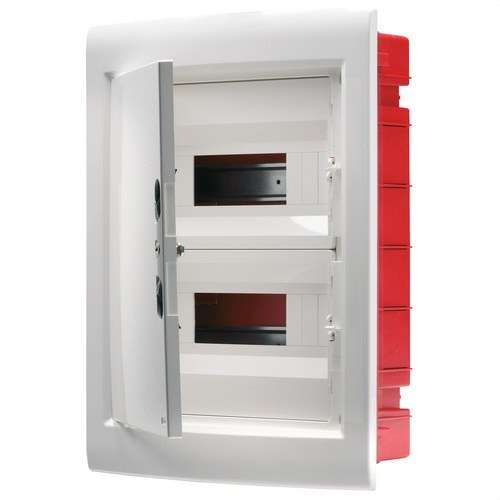 Indbygningsfordelingsboks med blinddør 36 moduler (18x2) med reference GW40889 fra mærket GEWISS