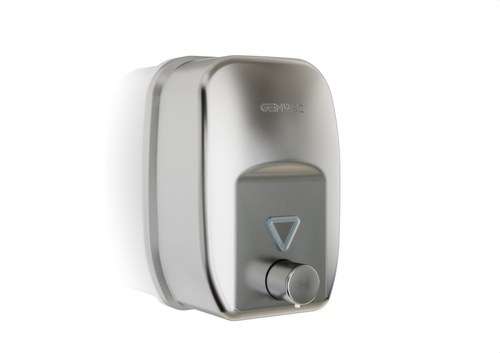 Vægmonteret sæbedispenser 1800ml rustfrit stål satin med reference GW04 21 04 01 fra mærket GENWEC