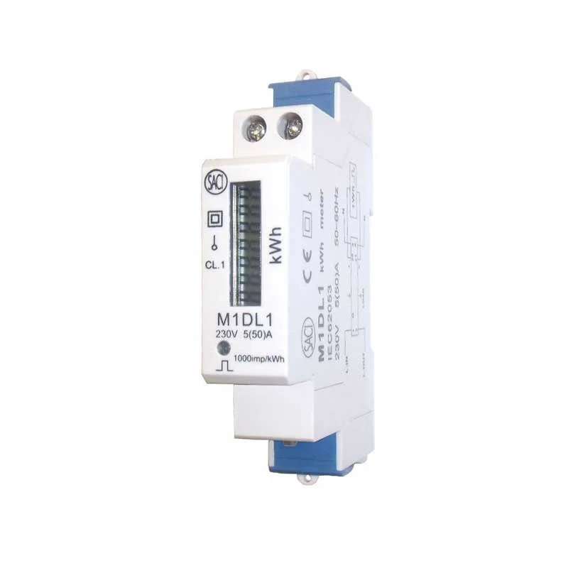 Direkte enfaset energimåler M1DL-MID med reference YM1DL1MID3201 fra mærket SACI