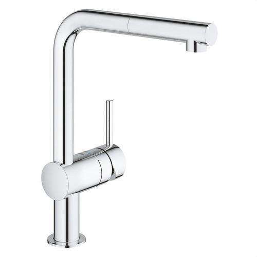 Køkkenarmatur med étgreb og udtræksbruser Minta XL krom med reference 32168000 fra mærket GROHE