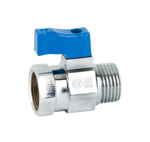 Mini kugleventil 1/2" blå med reference 3097 04 fra mærket GENEBRE