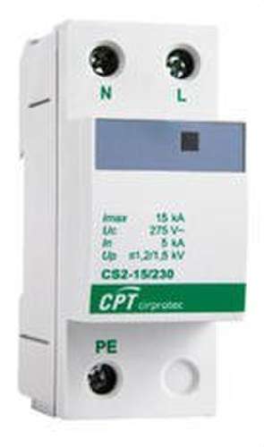 Overspændingsbeskytter Cirprotec CS2-40/230 med reference 77705241 fra mærket CIRPROTEC
