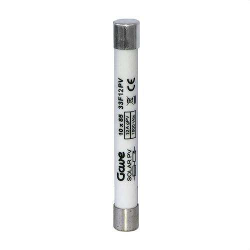 Cylindrisk sikring 10X85 1500V PV 12A med reference 33F12PV fra mærket GAVE