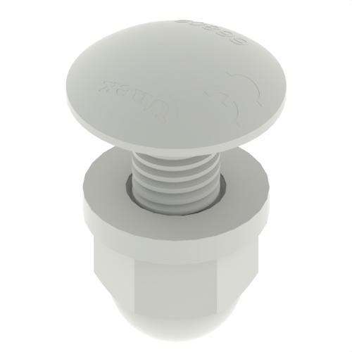 Bolt med møtrik DIN 603 M8X20 U48X med reference 66809-48 fra mærket UNEX
