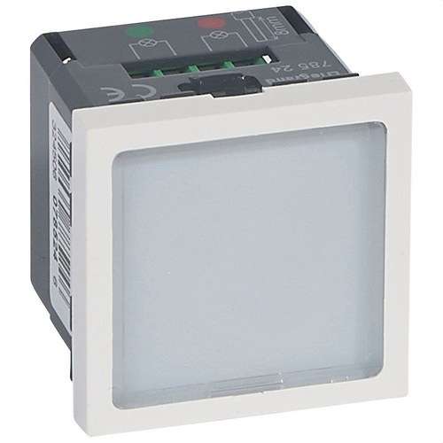 Lysende skilt med grønne/røde LED Mosaic med reference 078524 fra mærket LEGRAND