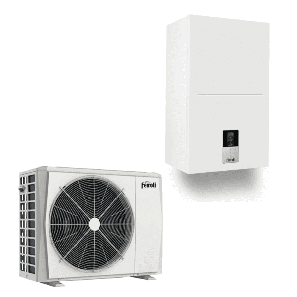Ferroli OMNIA S 3.2 8 kW luft-til-vand varmepumpe med reference 0XHK8SWA fra mærket FERROLI